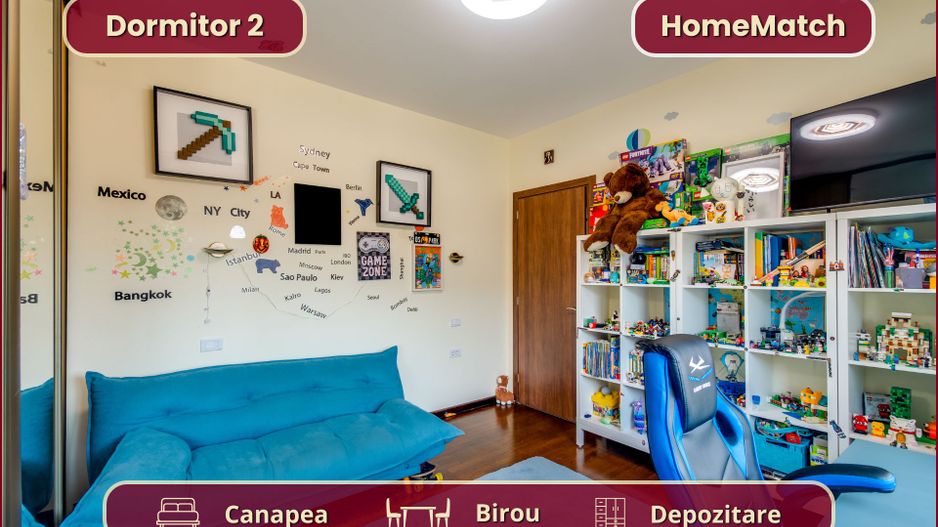 Promoroaca 7 || 3 camere || Mobilat modern || Parcare subterană - Poză 13