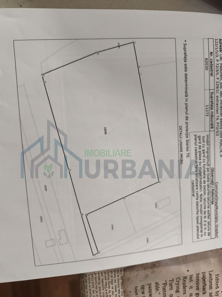 Teren intravilan în Padureni, Grajduri – 11.272 mp, 23 km de centrul orașului - Poză 4