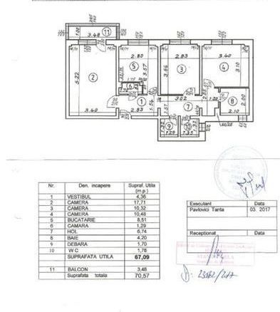 Apartament 3 camere. Cu 2 bai. Zona Parc Tineretului. - Poză 13