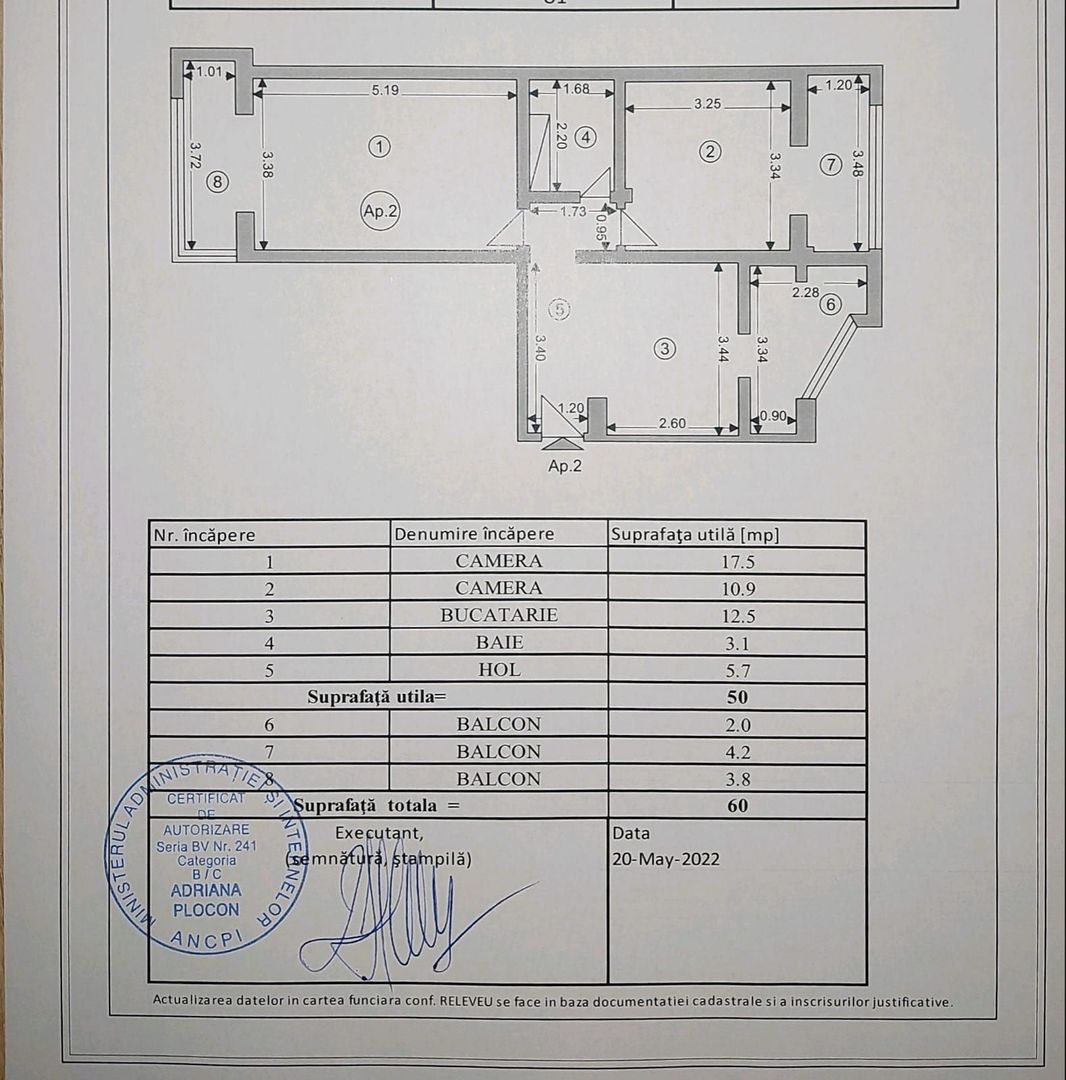 Comision 0% -  2 camere si jumatate, pretabile locuintă sau birouri - Schiță 16