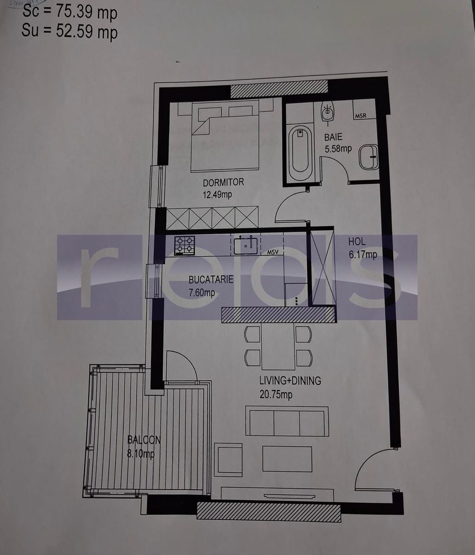 VANZARE 2 CAMERE | HERASTRAU | 60 MP | LOC PARCARE | MOBILAT SI UTILAT - Poză 25