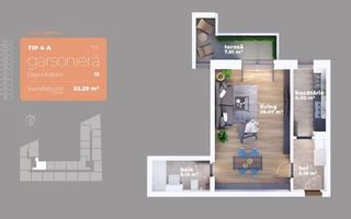 GARSONIERA SPATIOASA - ETAJ 2 IN BLOC P+11 / AUCHAN TITAN! - Poză 1