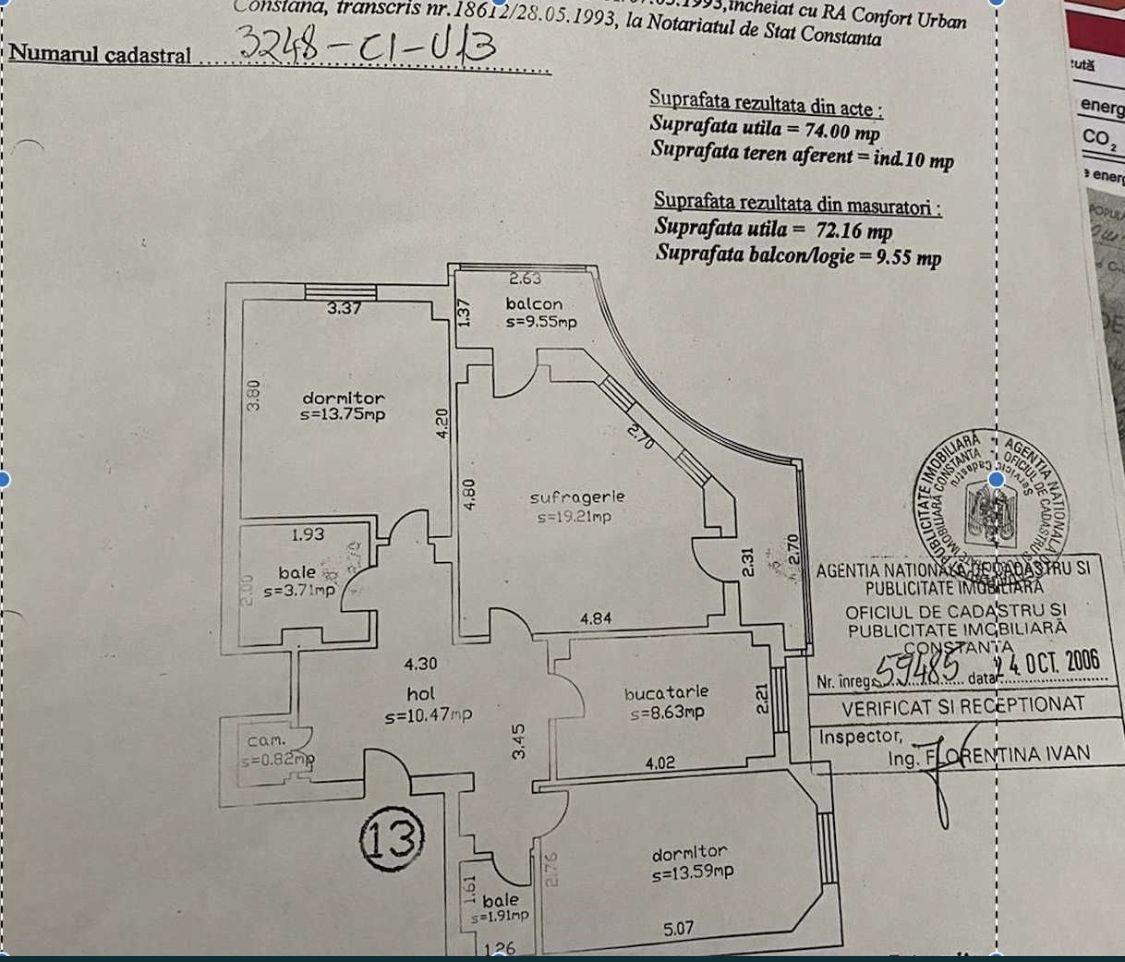 Apartament 3 camere mobilat utilat - Poză 1