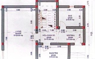 Casa Individuala 3 camere, 140mp utili, curte 500mp, Campenesti - Poză 2