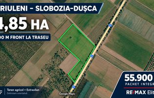 4,85 HA CU DESCHIDERE DE 300 M LA TRASEU | CRIULENI – SLOBOZIA-DUȘCA