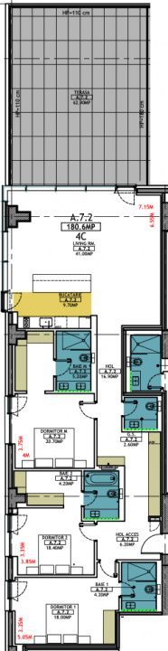 STATIUNEA MAMAIA - Vânzare apartament cu 4 camere, 4 bai cu vedere la mare. - Poză 44