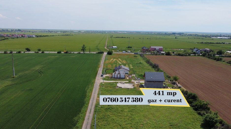 Comuna Berceni - Teren Intravilan 441 mp cu Utilități - Poză 1