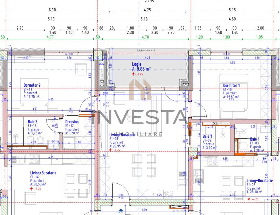 Ultimul apartament disponibil! Cu extras de carte funciara! - Schiță 2