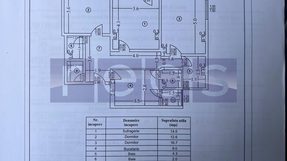 De vânzare apartament 3 camere – Decomandat - Aleea Suica - Poză 8