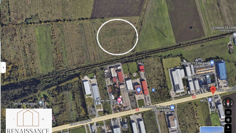 Calea Lugojului Senator | Teren Intravilan 5000mp | Deschidere 120ml - Poză 1
