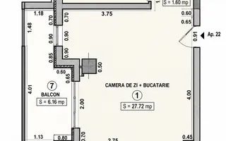 Calea Martirilor–ESO | 3 Camere | 2 Băi | Terasă | Parcare | Bloc 2018 - Poză 16