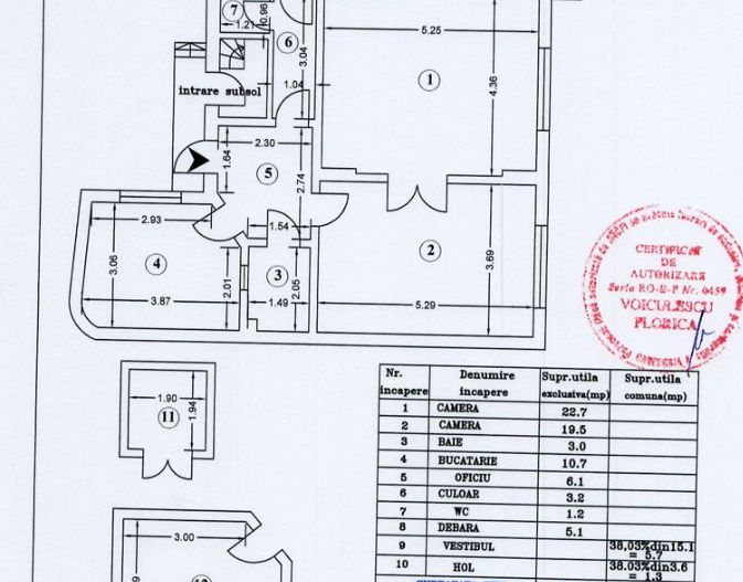 De Vanzare Apartament 3 camere in Vila Istorica p-ta Victoriei Buzesti - Poză 9