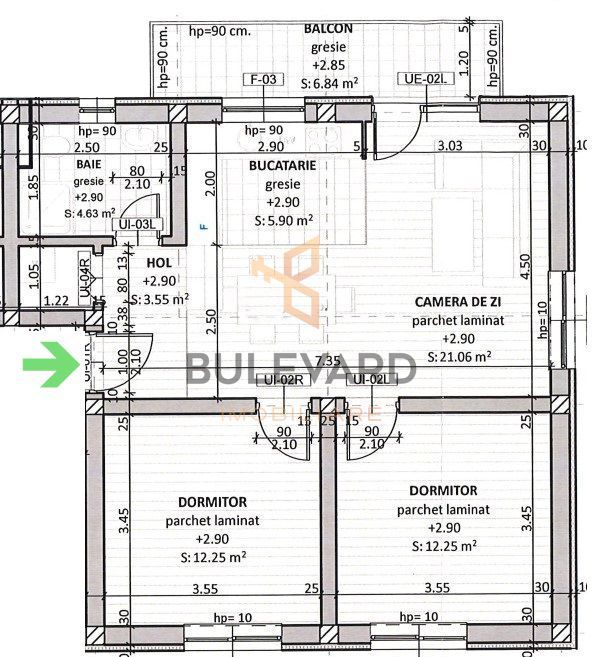 Apartament cu 3 camere + parcare, zona strazii Libertatii! - Poză 1