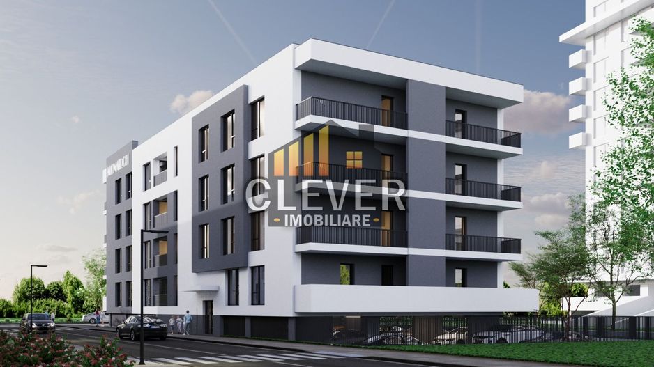 2 Camere | 56,1 mp | Balcon 10,7 mp | Pallady | Comision 0% - Poză 5