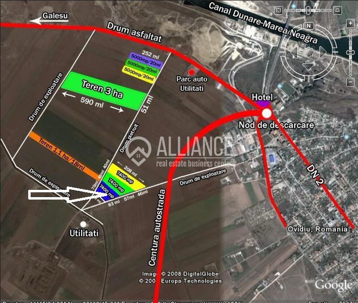OVIDIU (Cod 01) - teren pentru constructii industriale - Poză 1