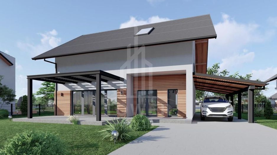 Casă individuală INDEPENDENTĂ ENERGETIC - CARTIER NOU , COMISION 0% - Poză 11