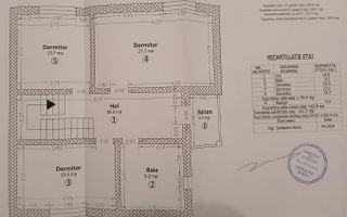 Casa nouă,  individuala 160 mp + pivniță 30 mp– teren 300 mp , Sibiu - Schiță 12