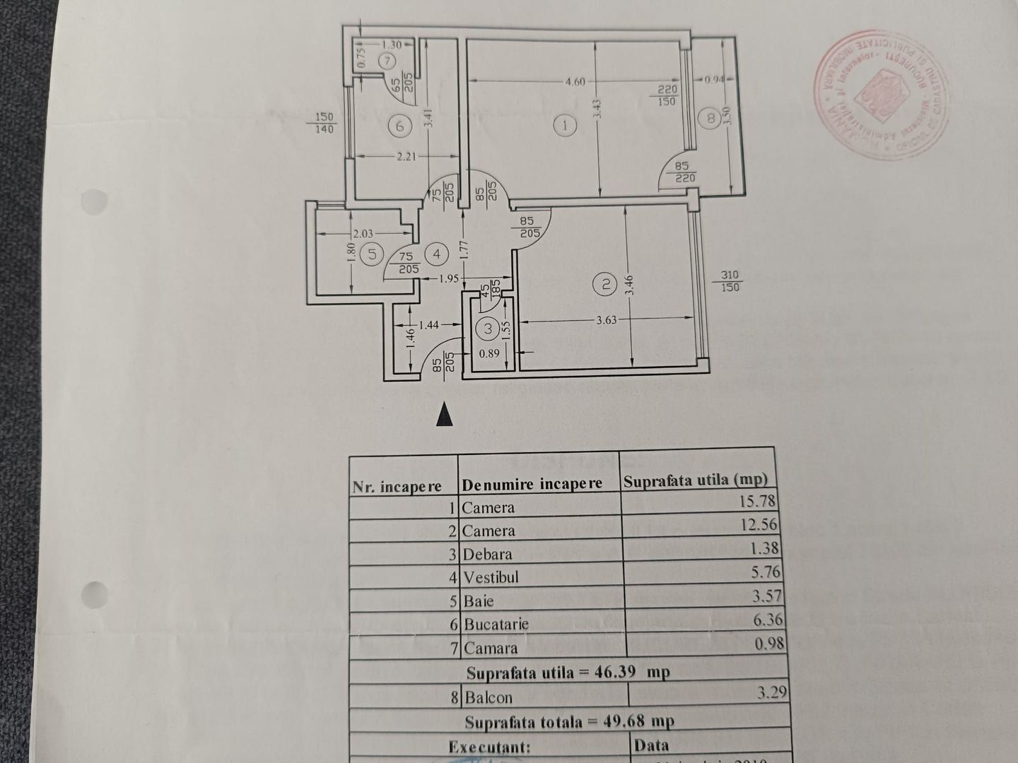 Apartament cochet cu doua camere, Piata Progresul, 85.000€ - Poză 8