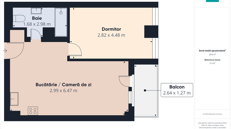 Apartament 2 camere – Torontal | Parcare subterană - Poză 11