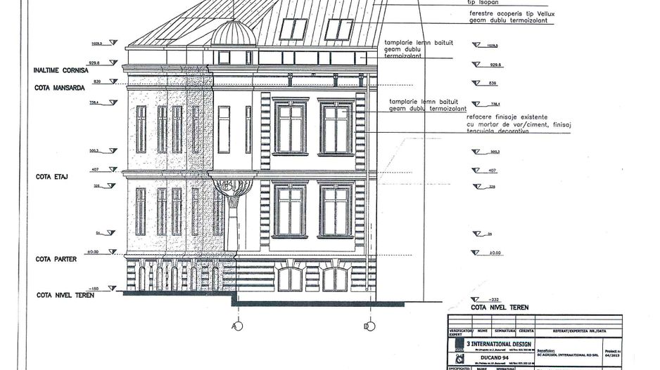 Vila Consolidata | Lascar Catargiu | 620mp utili | Instalatii noi - Schiță 26