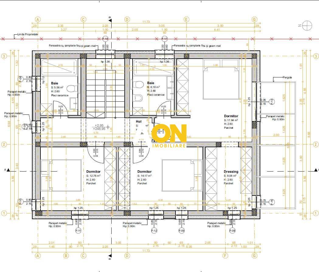 Casa 5 camere, 420 mp teren, finisaje la cheie, Cetate - Schiță 4