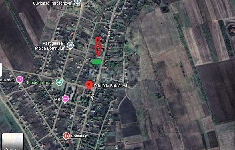 Teren pentru construcții/prima linie – 17,5 ari, Botnăreștii Vechi, Raionul Anenii Noi - Poză 1