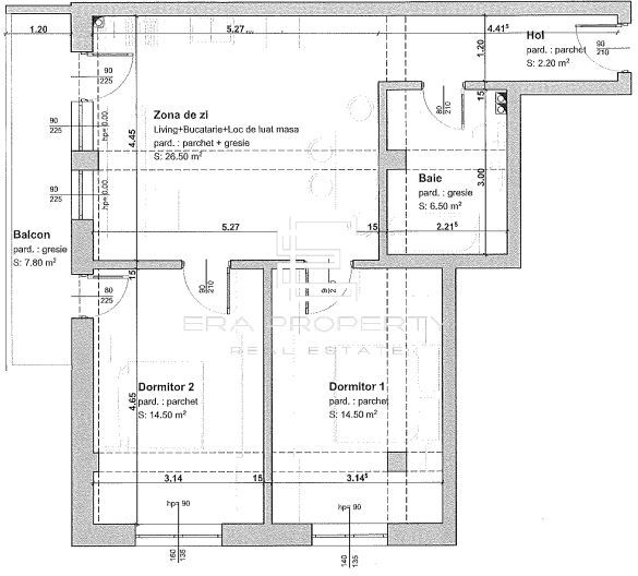Apartament 3 camere 64.2 mp, zona Triajului Selimbar - Schiță 6