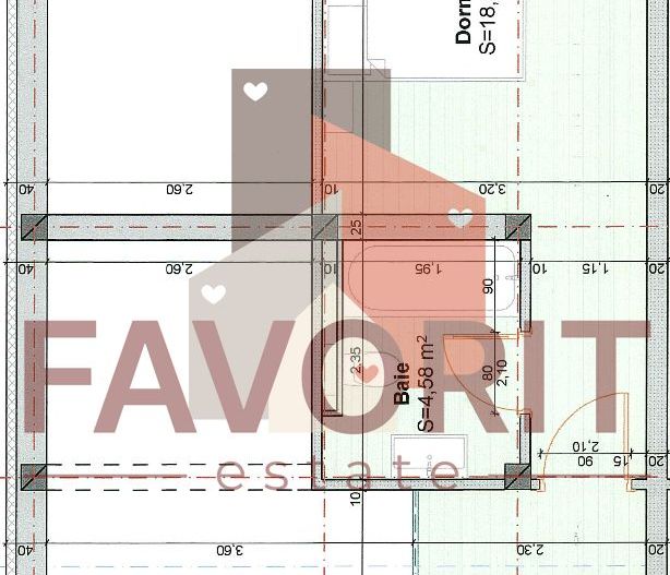 Apartament pe 2 nivele. In spate la LIDL Giroc. Pret excelent. - Schiță 19