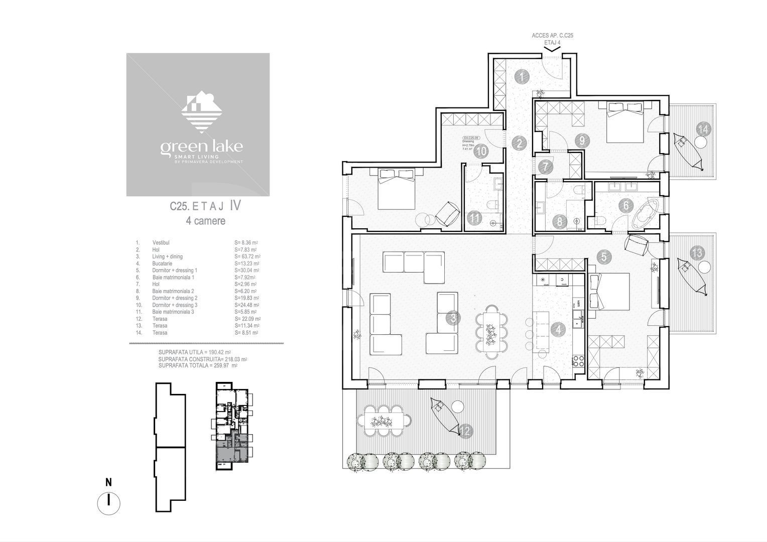 Apartament, 4 camere, zona Sisești, București. - Poză 6