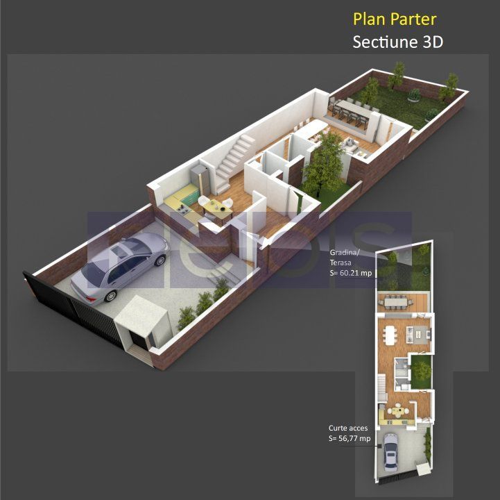 VANZARE TEREN 208MP | PUD APROBAT | PROIECT INCLUS | DOMENII | - Poză 6