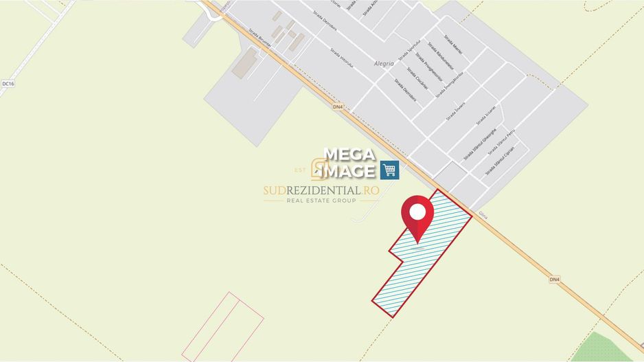 Lot de teren de vanzare, 14.748 mp cu deschidere de 35 ml, DN4 - Poză 4
