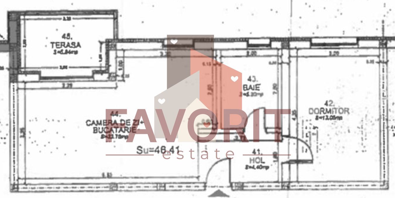 Etaj 1. Mobilat si utilat. 2 locuri de parcare - Schiță 7