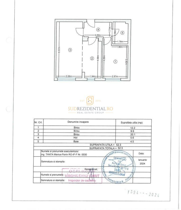 Apartament 2 camere, finalizat 2024, Grand Arena-Postalionului, Sect.4 - Schiță 11