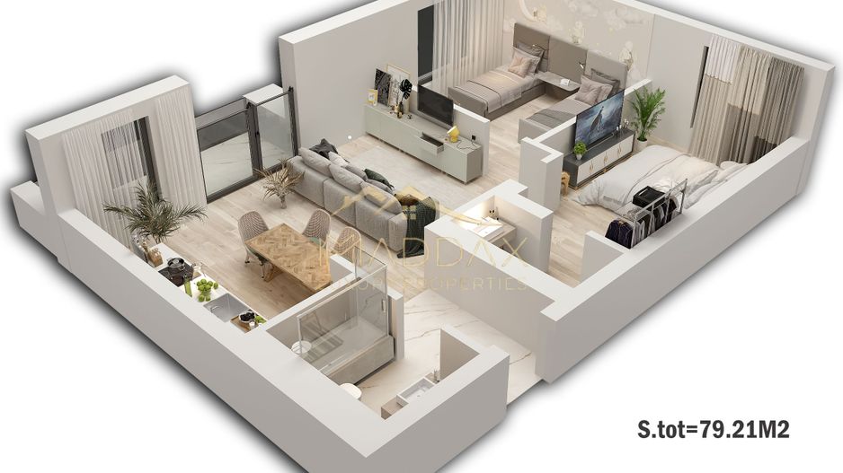 Apartament 3 camere***NOU***ultrafinisat// Pipera**Rond OMV - Poză 18