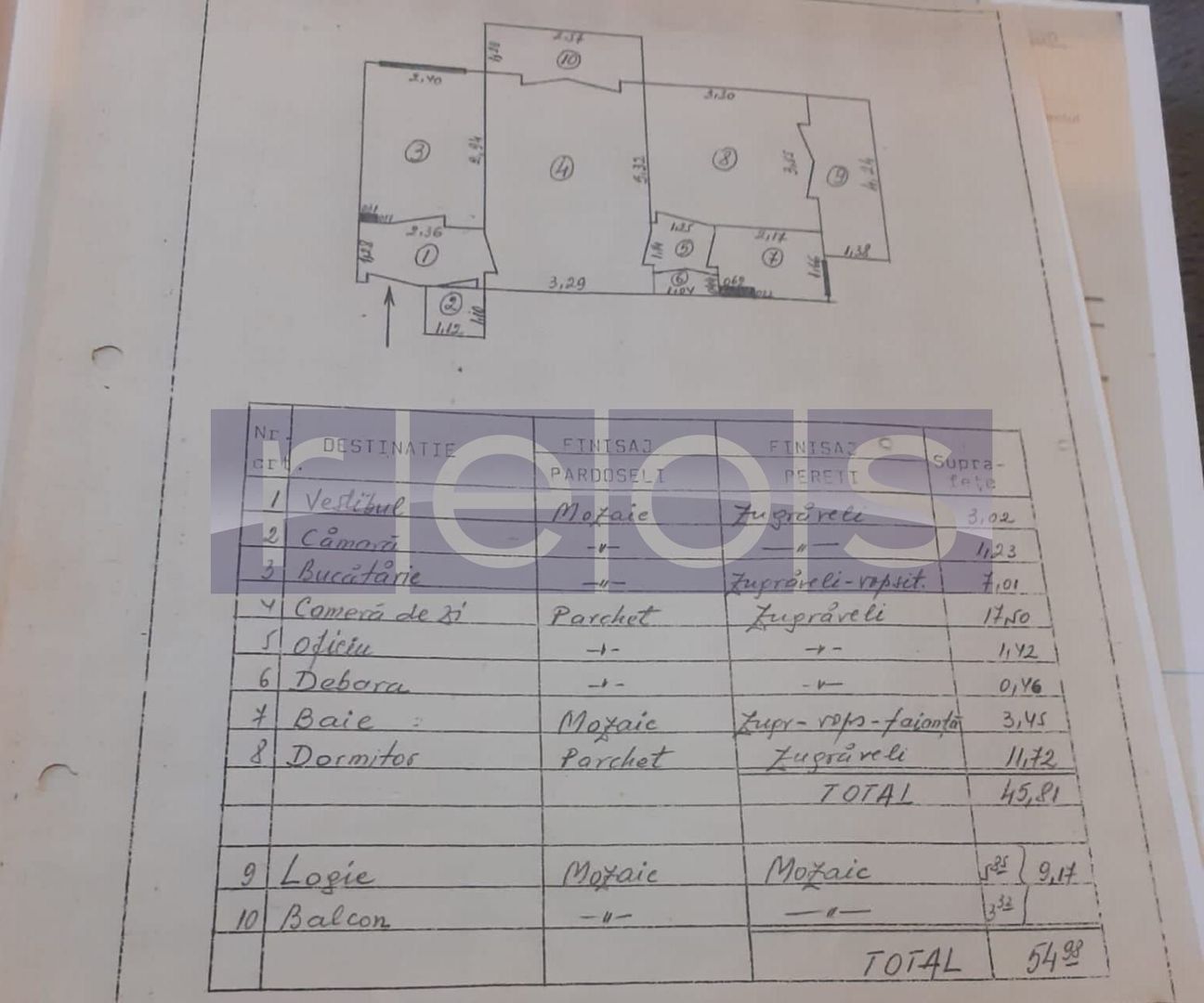 VANZARE APARTAMENT 2 CAMERE RENOVAT DUBLU VEDERE 55MP ZONA  TITAN/BALTA ALBA - Poză 18