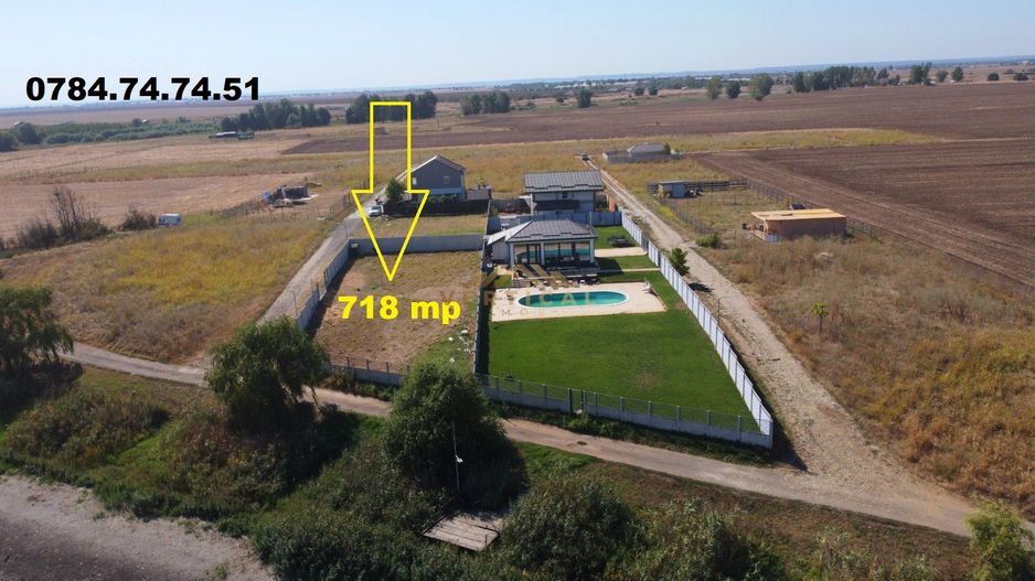 Teren 718 mp | zona de lacuri | comuna Berceni - Poză 1