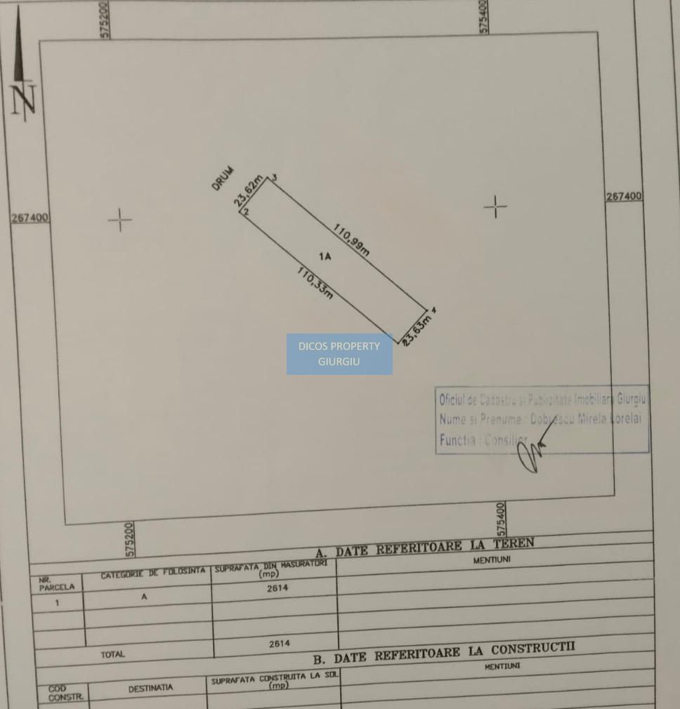 Teren intravilan Drumul Fermei - Schiță 5