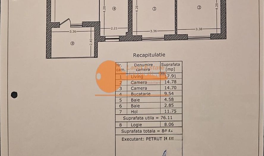 3 camere Crangasi - Schiță 8