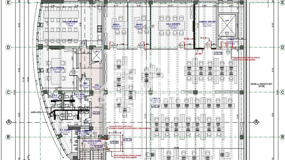 Spatiu de birouri de inchriat locatie centrala si vizibilitate buna - Schiță 29