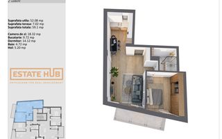 Apartamente premium 2 camere | Standarde NZEB | Zona centrala - Poză 4