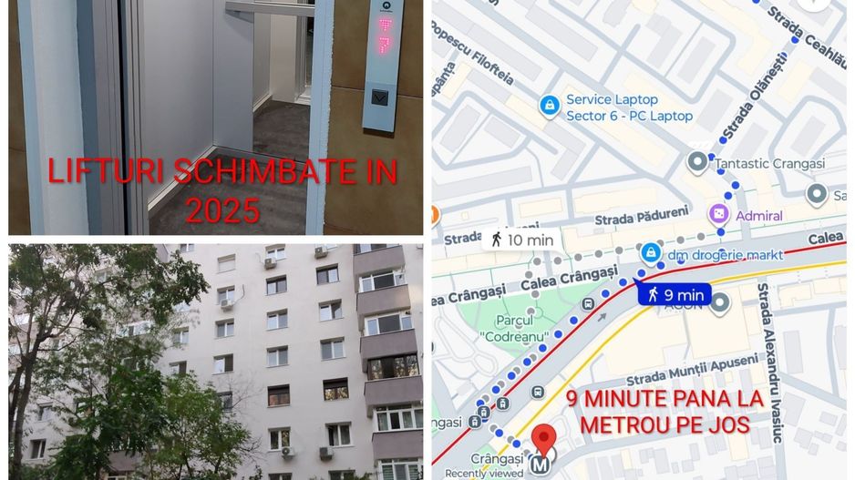 Apartament 4 camere Crângași, reabilitat Centrală proprie - Poză 1