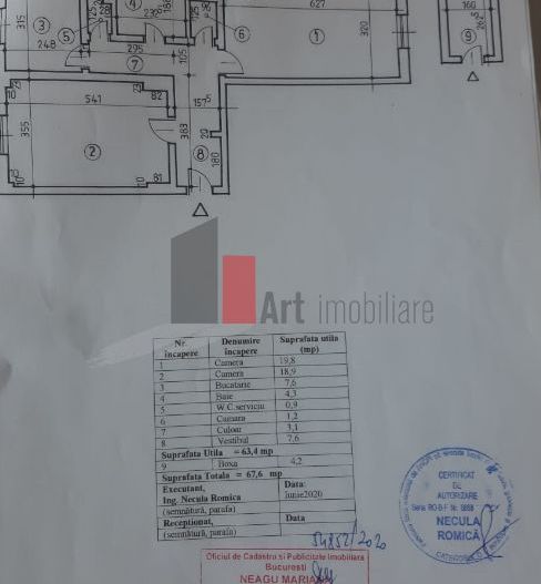APARTAMENT 2 CAMERE  DRUMUL SARII - Poză 11