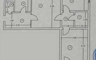 Apartament 3 camere bloc anvelopat Valea Ialomitei, Drumul Taberei - Schiță 6