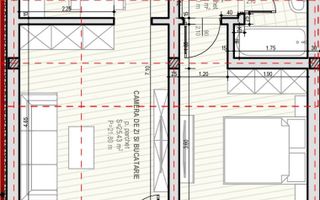 Apartament 2 camere 46 mp-etaj 2 -Șelimbăr, zona Unirii - Schiță 9
