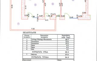 3 CAMERE || CORTINA 126 || EROUIANCU NICOLAE - Schiță 13
