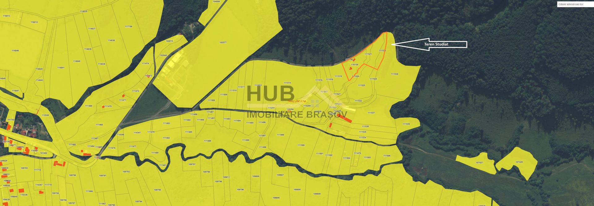 Teren cu PUZ - Tabara de Vacanta + Constructie Tiny Hous |  10 Cabane A-Frame - Poză 10