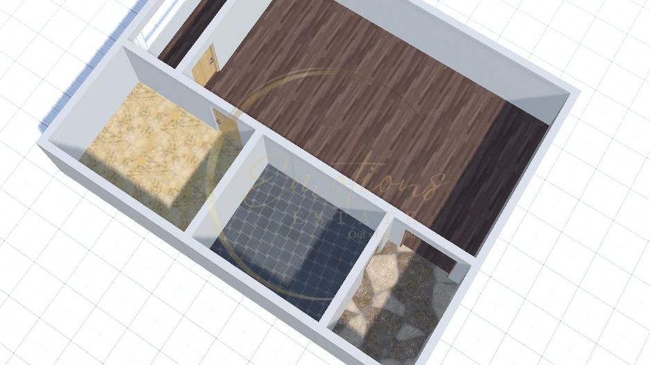 COMISION 0 % | Apartament cu 1 camera-25mp | Freidorf , Timisoara - Schiță 9