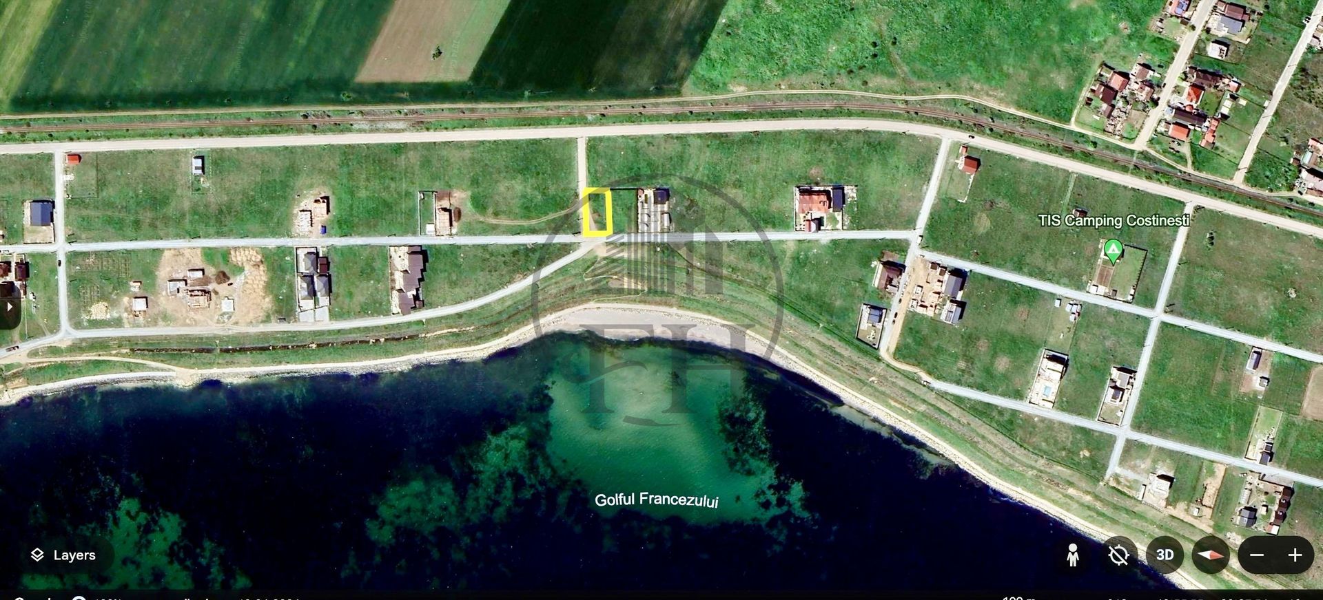 Teren intravilan de vanzare Costinesti, prima linie la mare - Poză 3