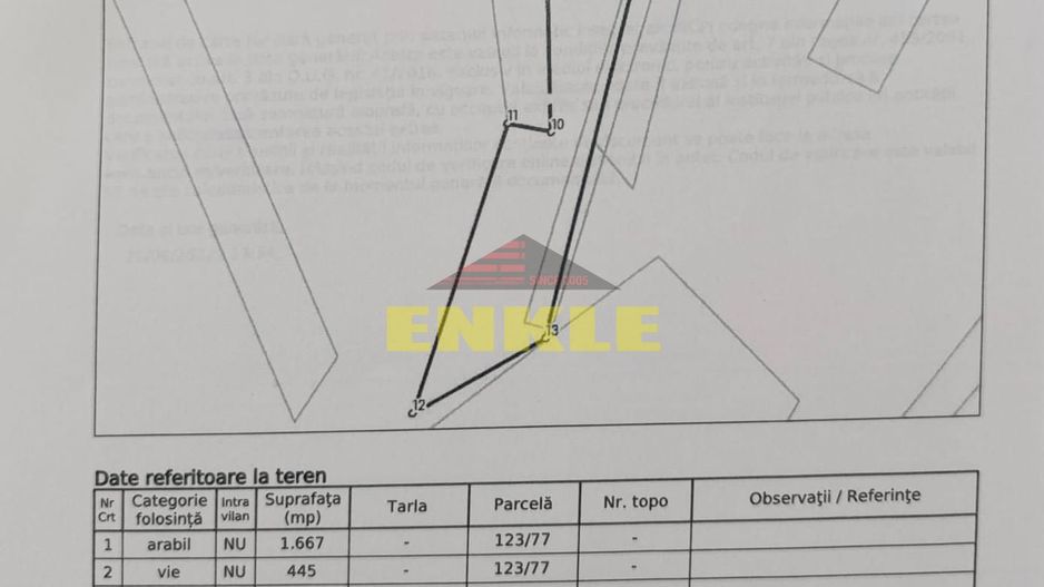 Teren de vânzare – Cristești - Poză 1