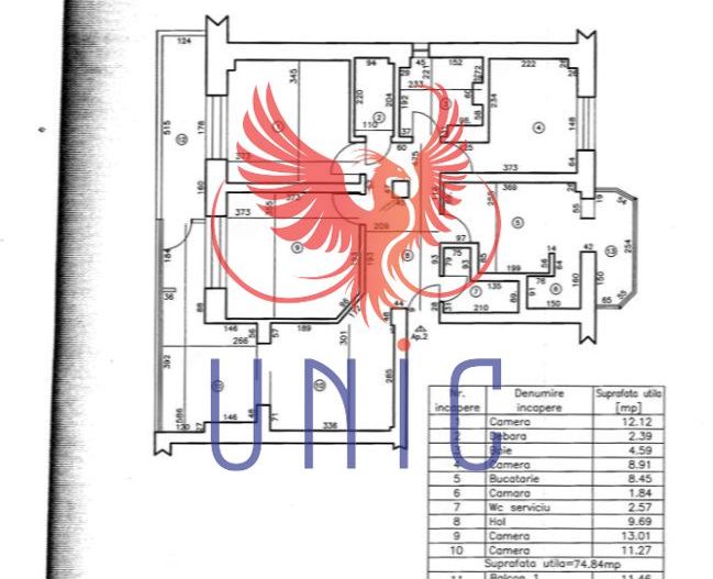 4 decomandate- 100 mp-etaj 1-Rovine - Poză 4